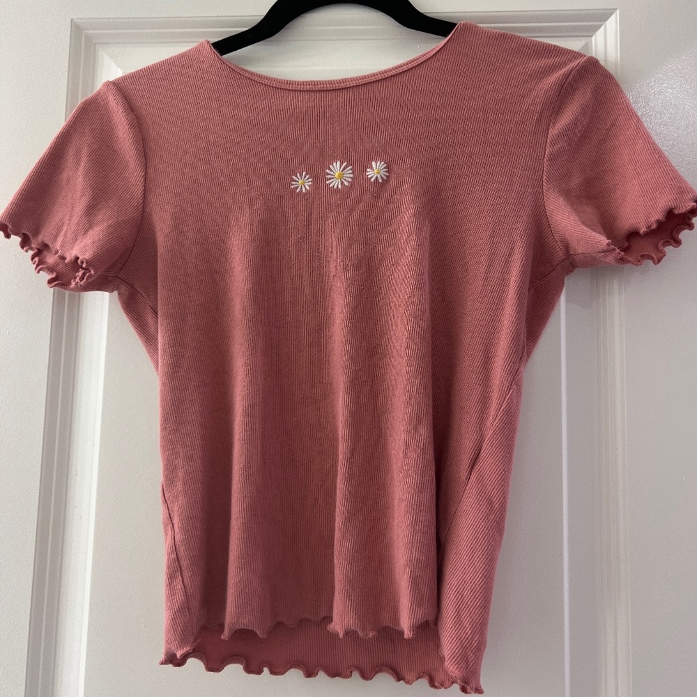 Hollister Pink Baby Tee